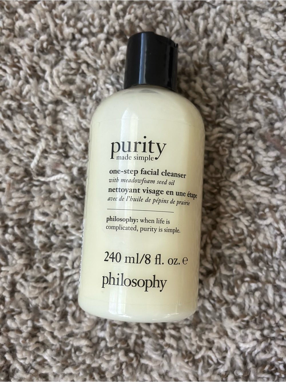 Philosophy Purity One-Step Facial Cleanser - Cream & Black